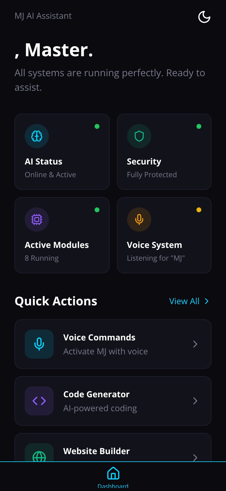 MJ AI Assistant Copy screen 1