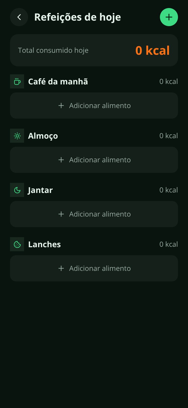 Caloria+ screen 4