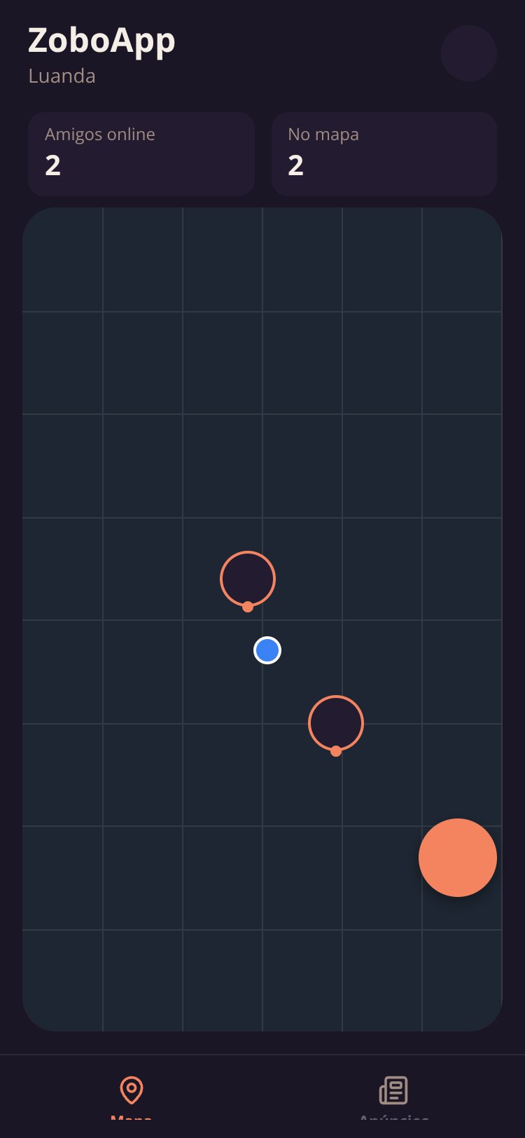 ZoboApp screen 1