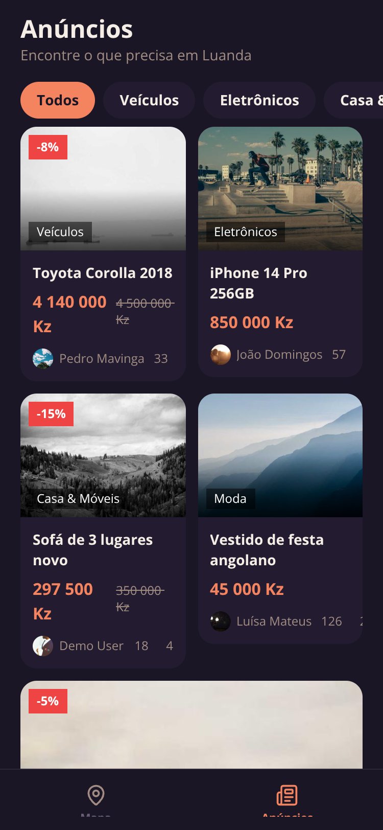 ZoboApp screen 2