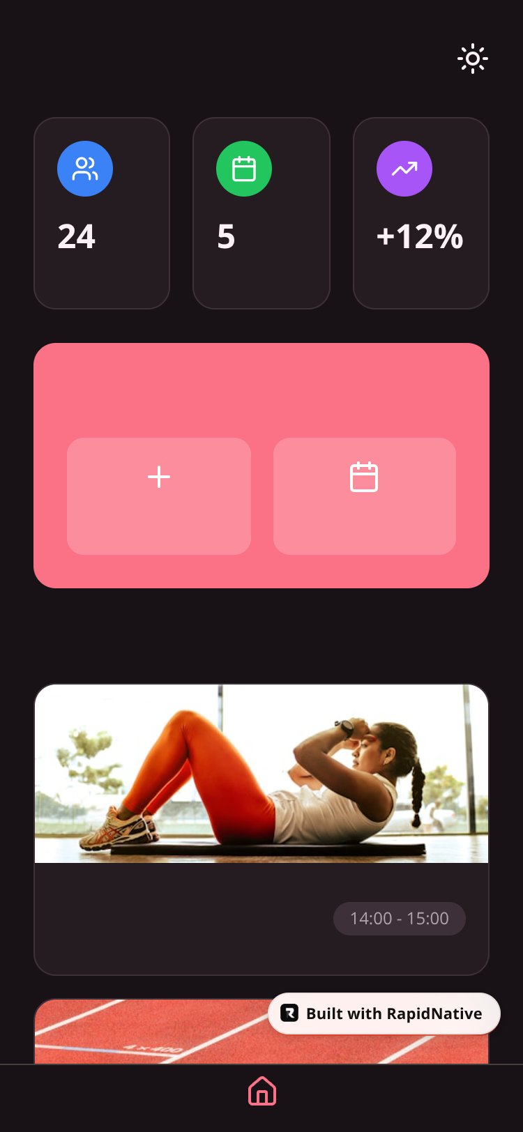 FitCoach Pro screen 1
