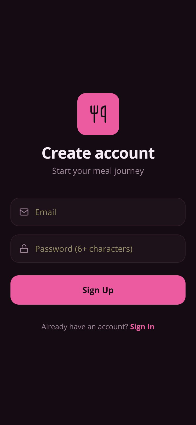 MealPlan screen 2