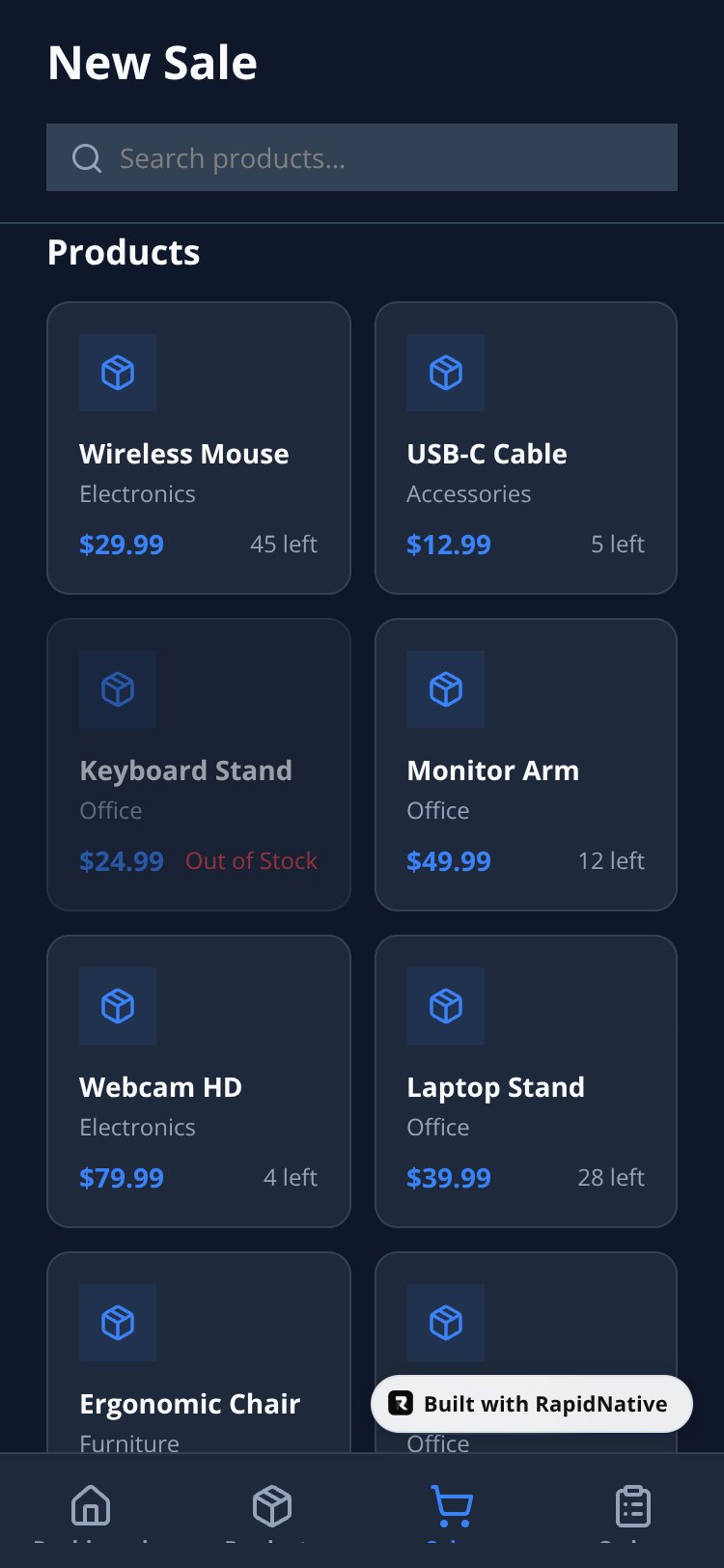 ShopAI - Shop Management System screen 2