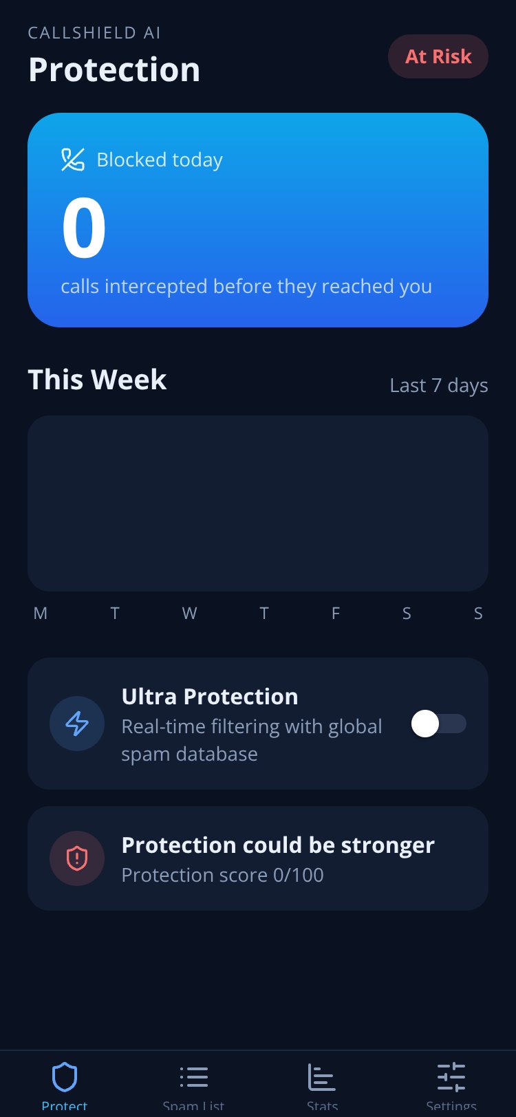 CallShield AI screen 3