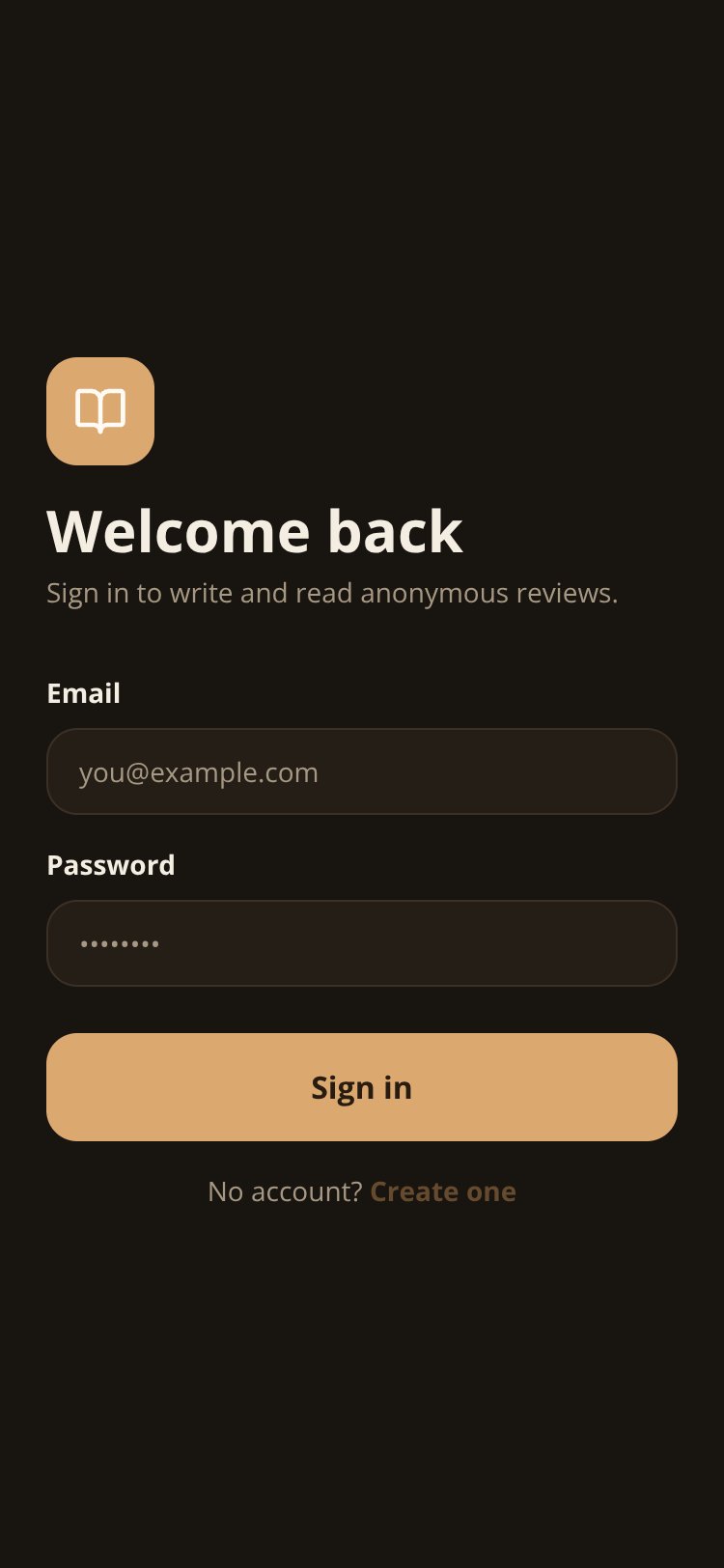ShelfTalk screen 1
