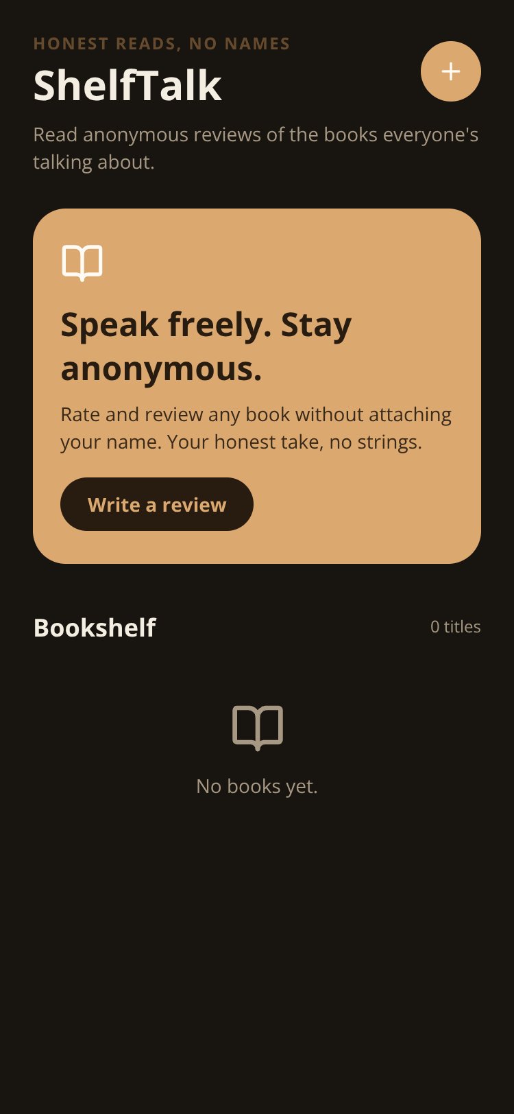 ShelfTalk screen 2