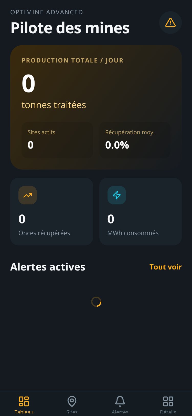 OptiMine Advanced screen 4