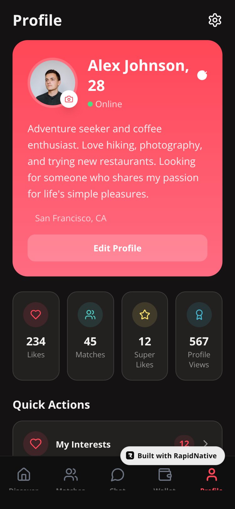 Exclusive Dating screen 5
