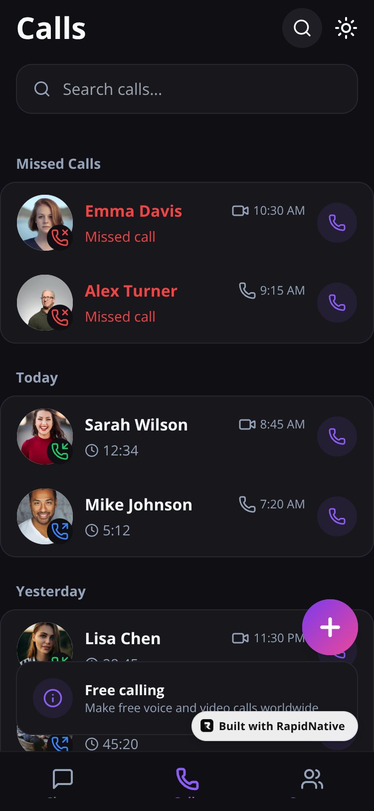 PulseChat screen 3