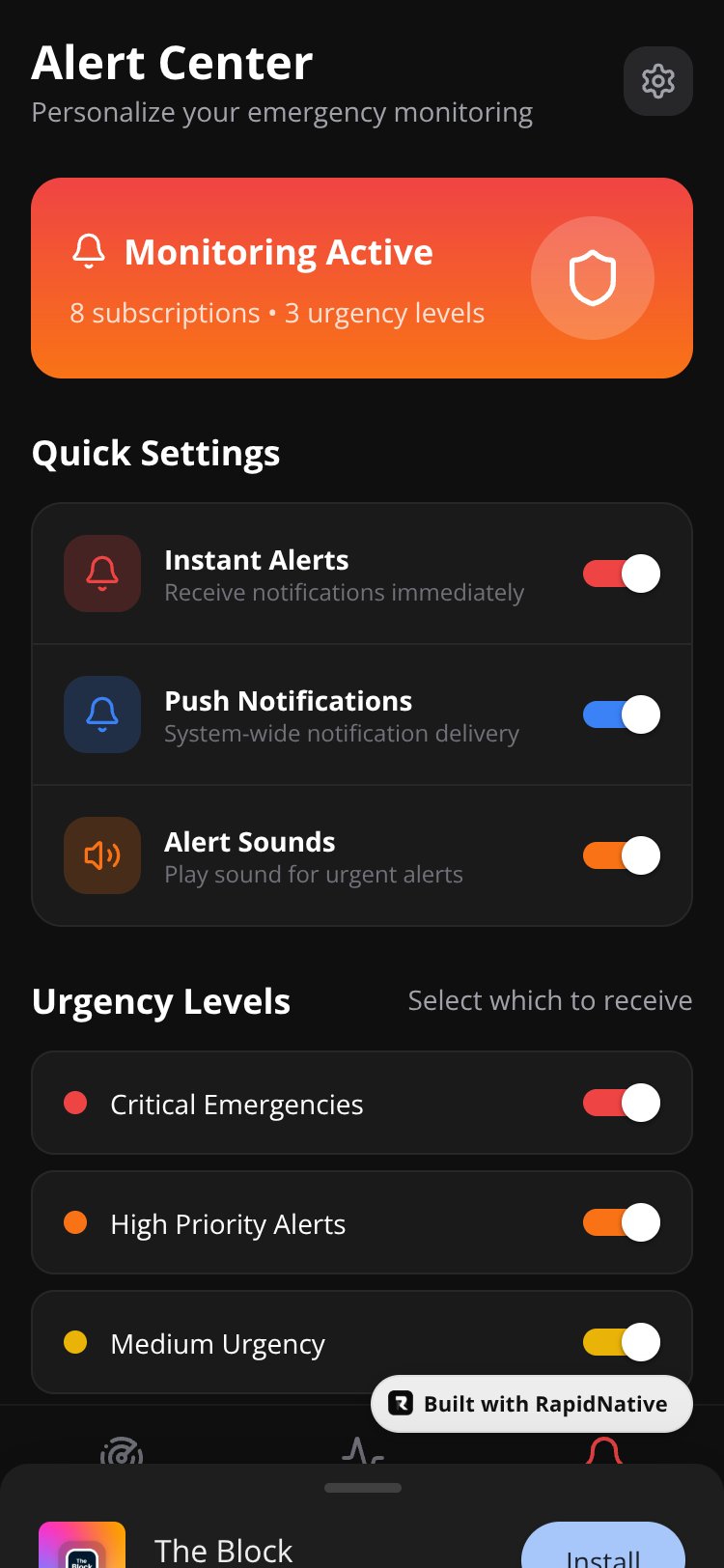The Block screen 2