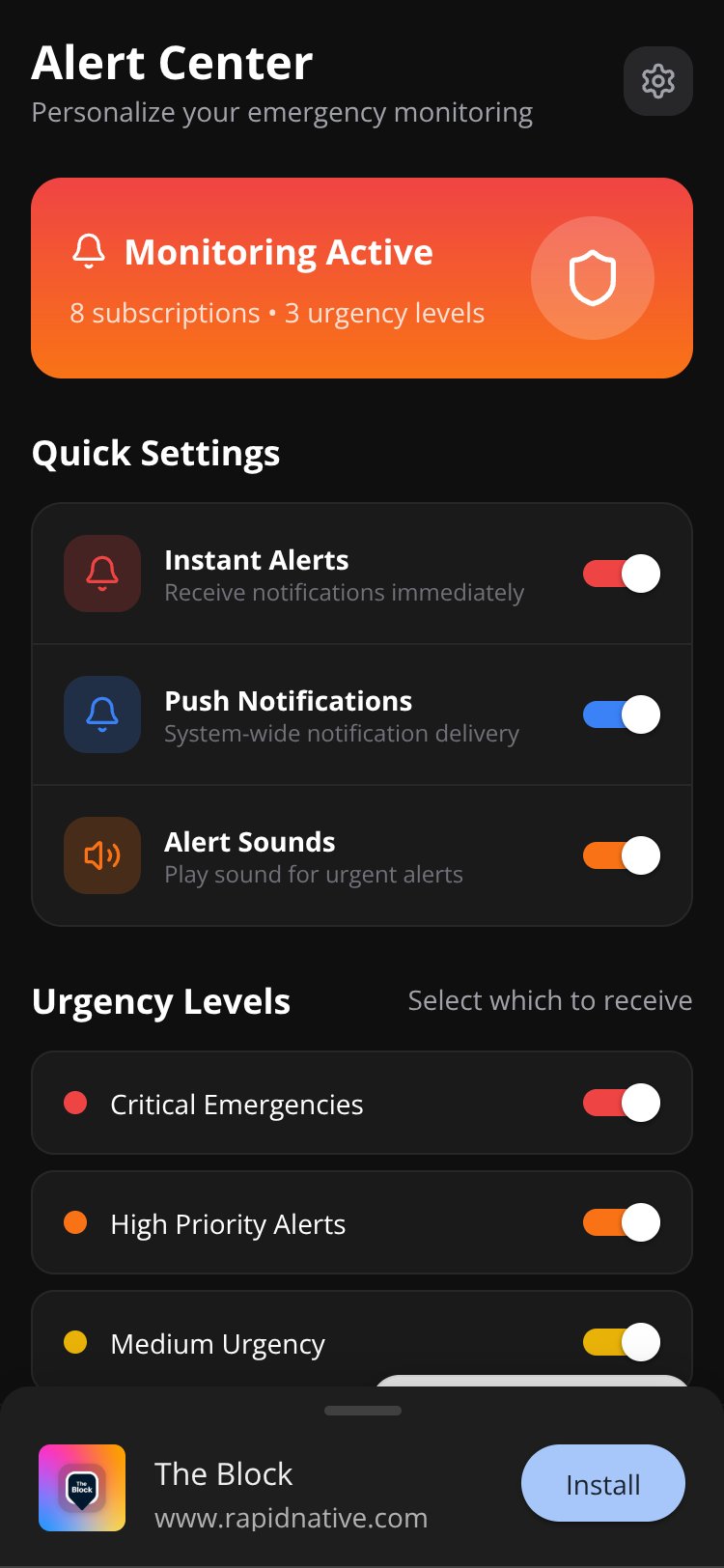 The Block screen 2