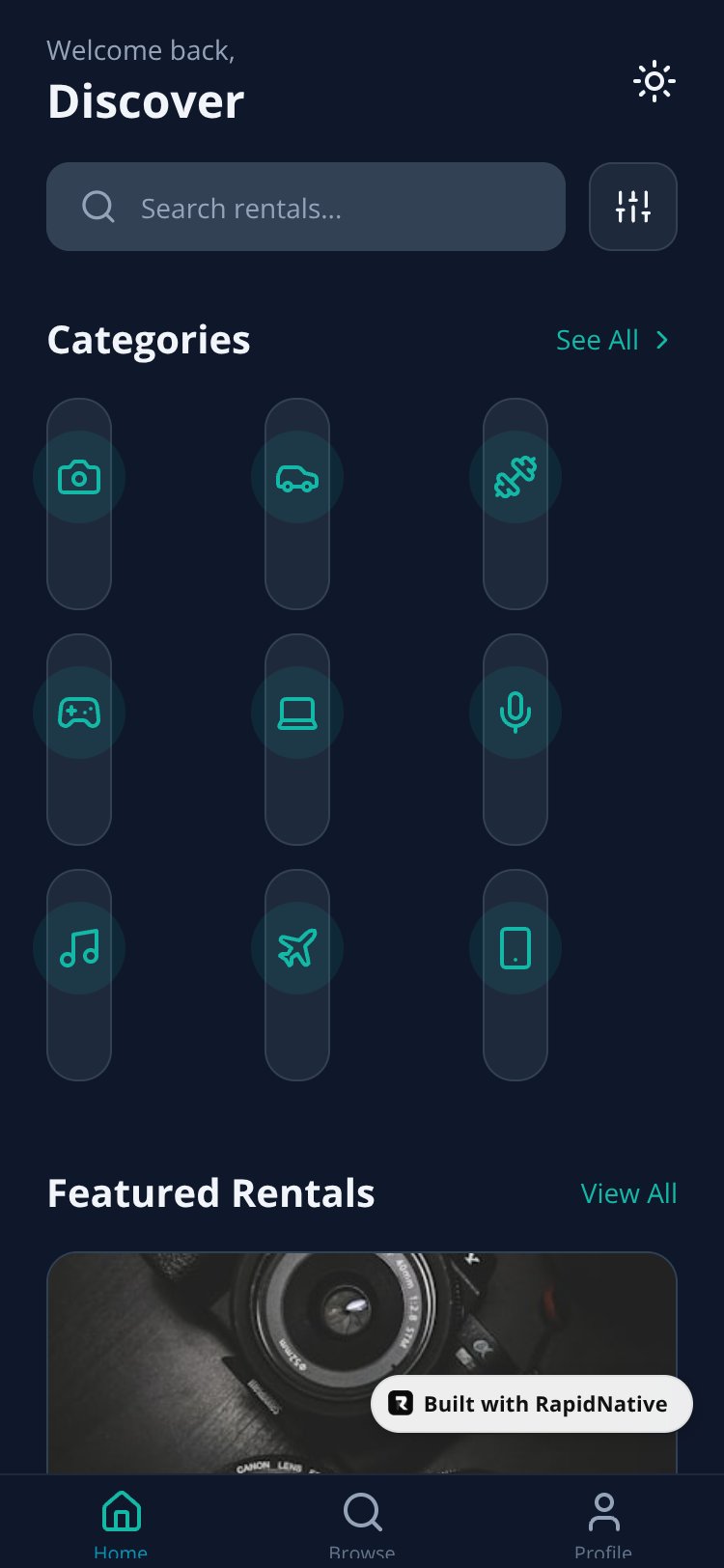 RentHub Pro screen 1