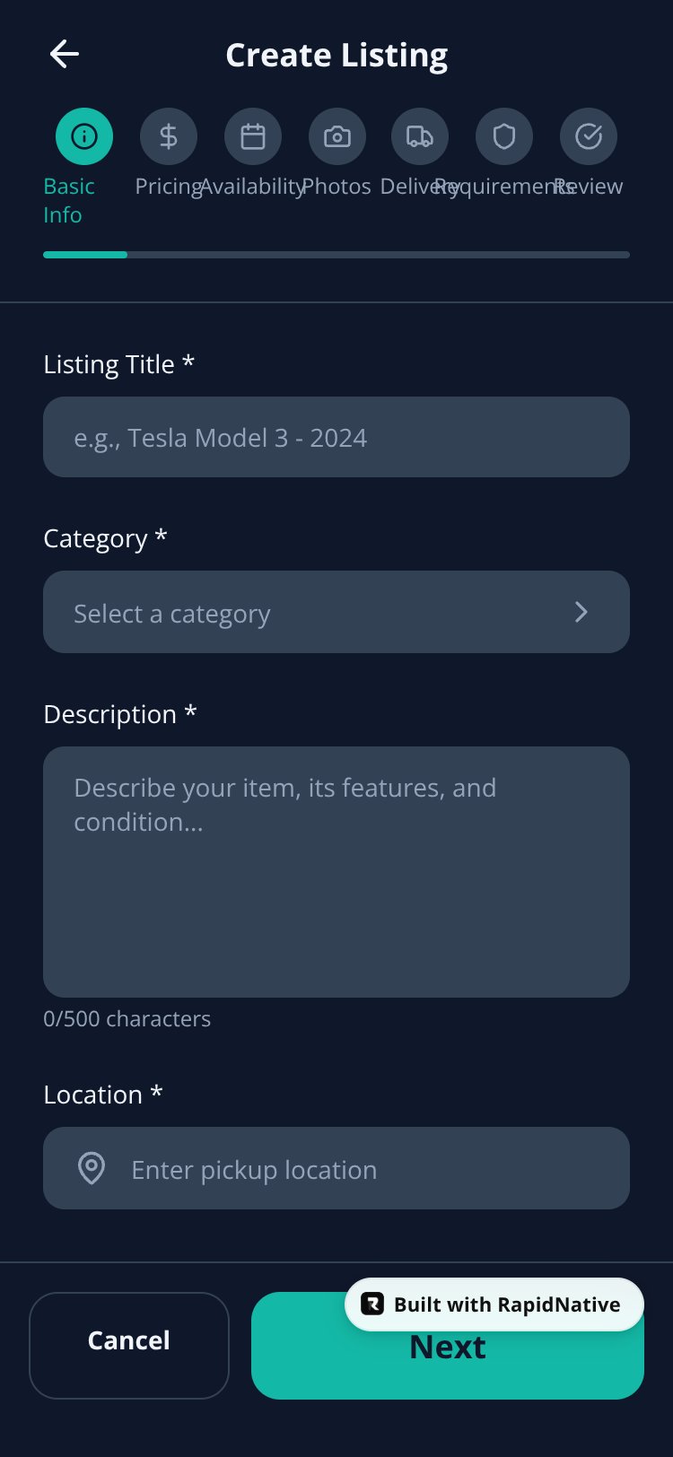 RentHub Pro screen 4
