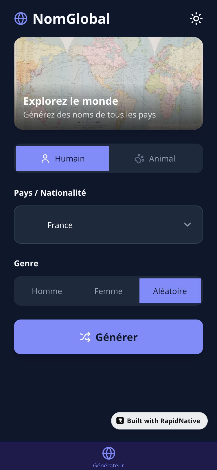 expo-nativewind screen 1