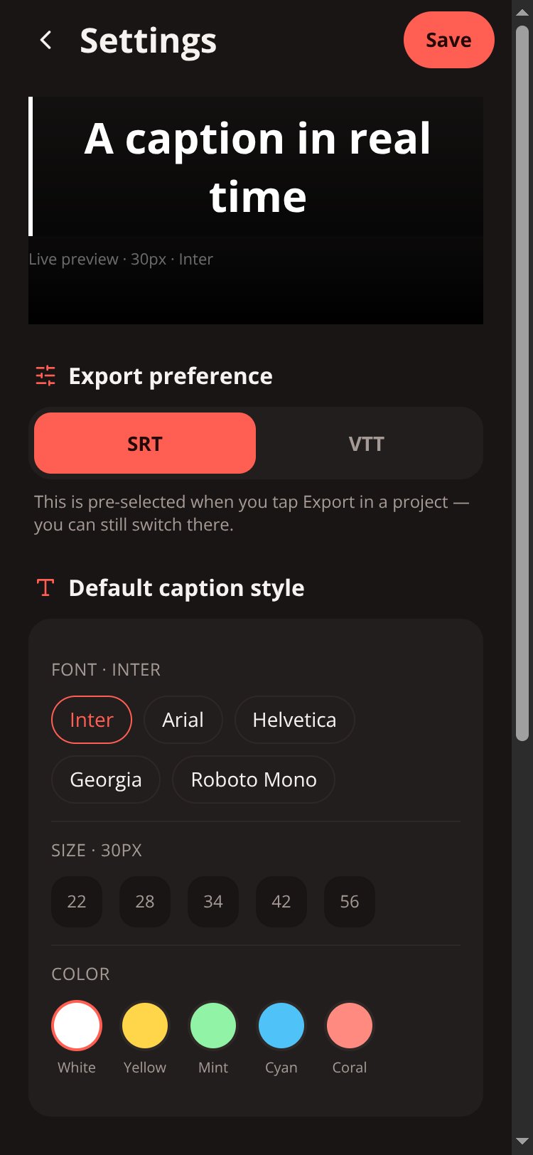 AutoCaptionPro screen 5