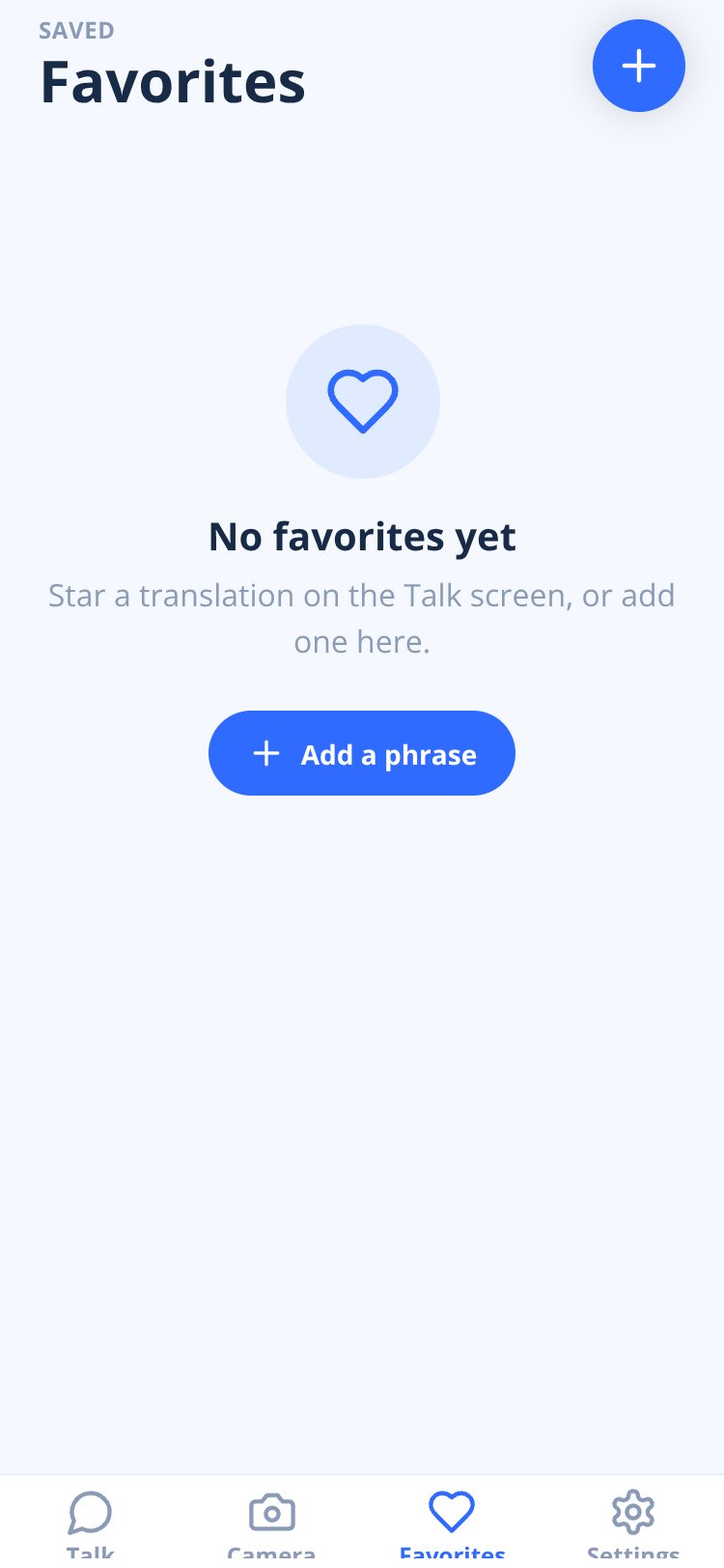 Pocket Parley screen 1