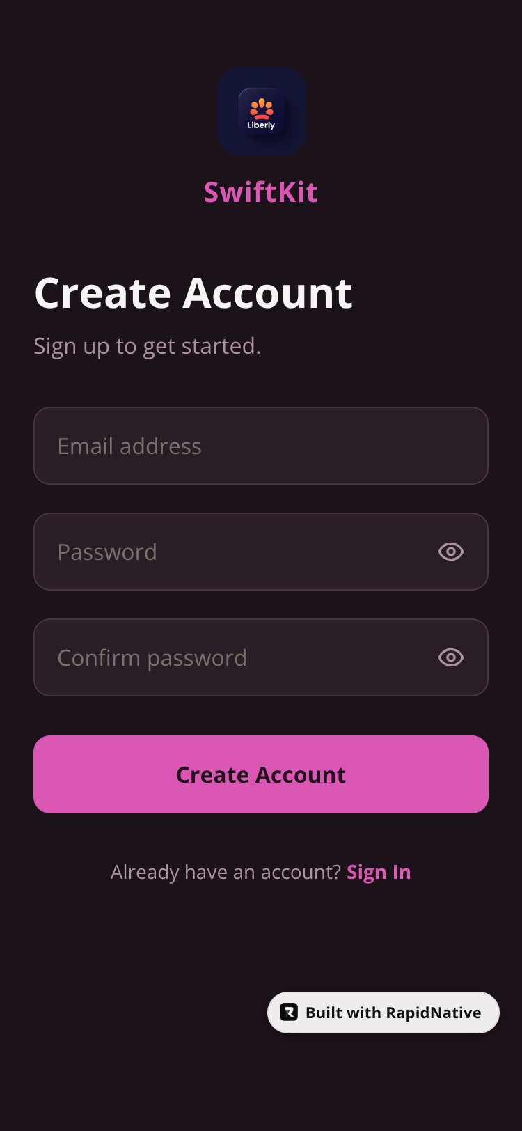 SwiftKit screen 2