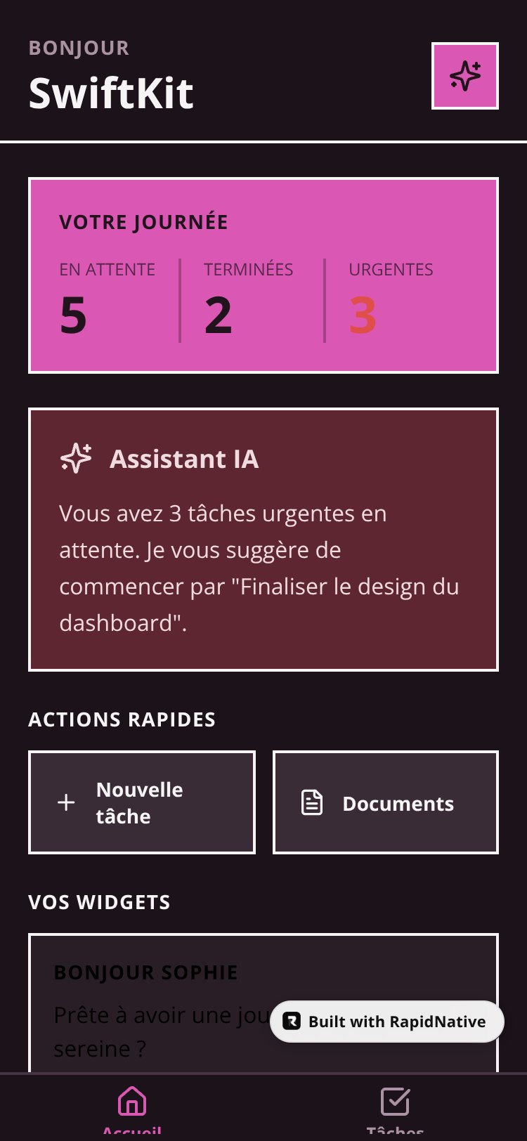 SwiftKit screen 3