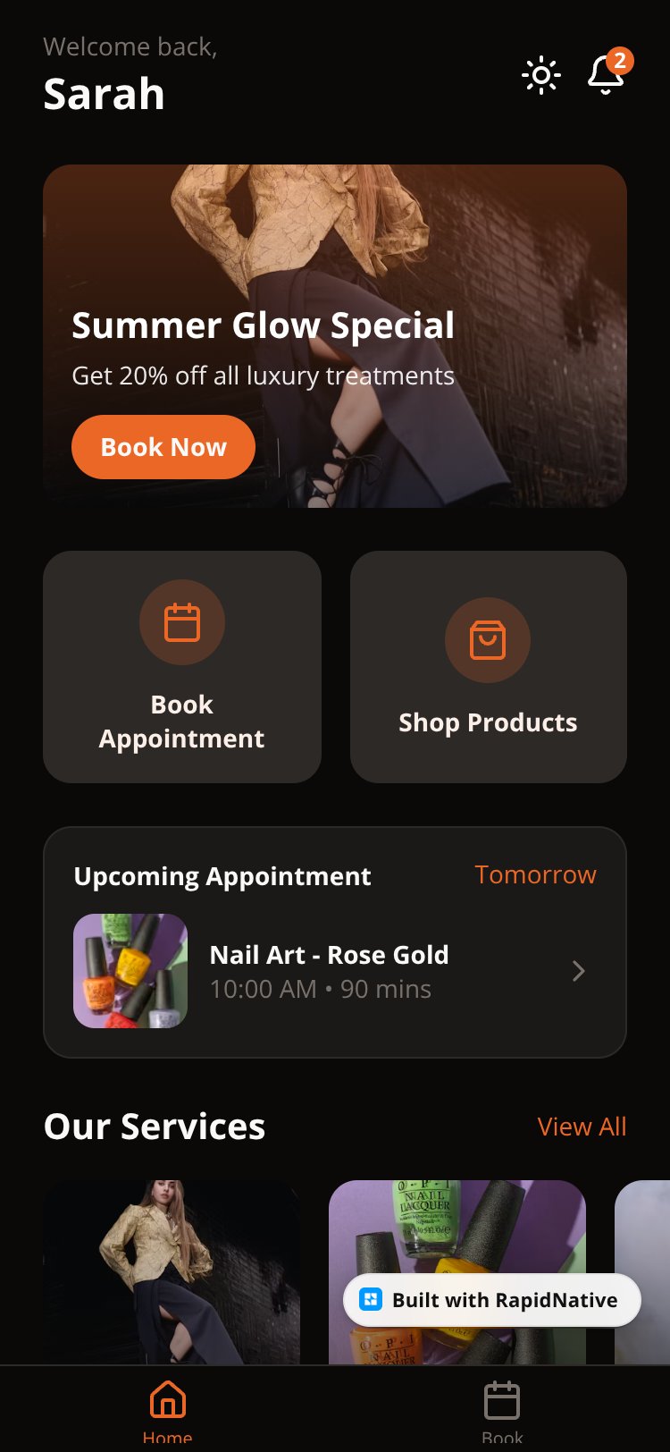 Ella Beauty screen 1