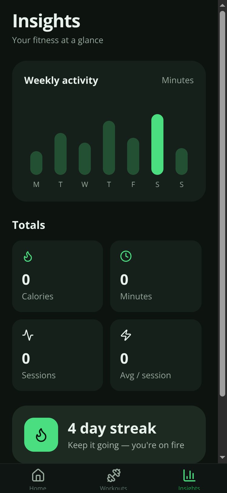 PulseFit Copy screen 1