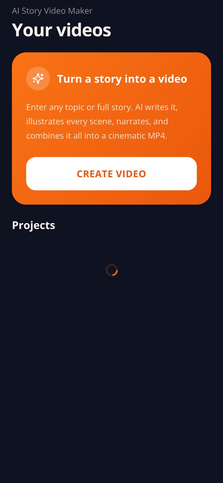 StoryForge screen 2