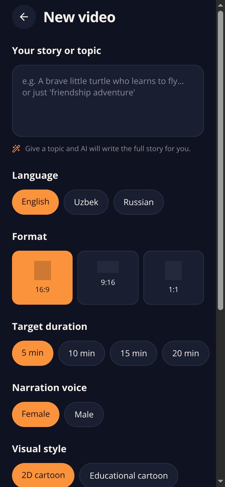 StoryForge screen 3