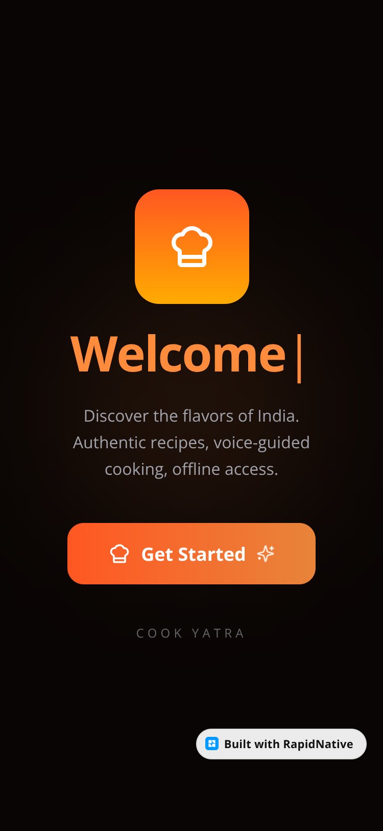 Cook Yatra screen 1