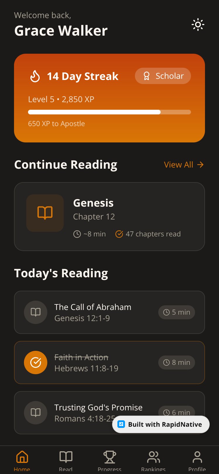 Bible Companion screen 1