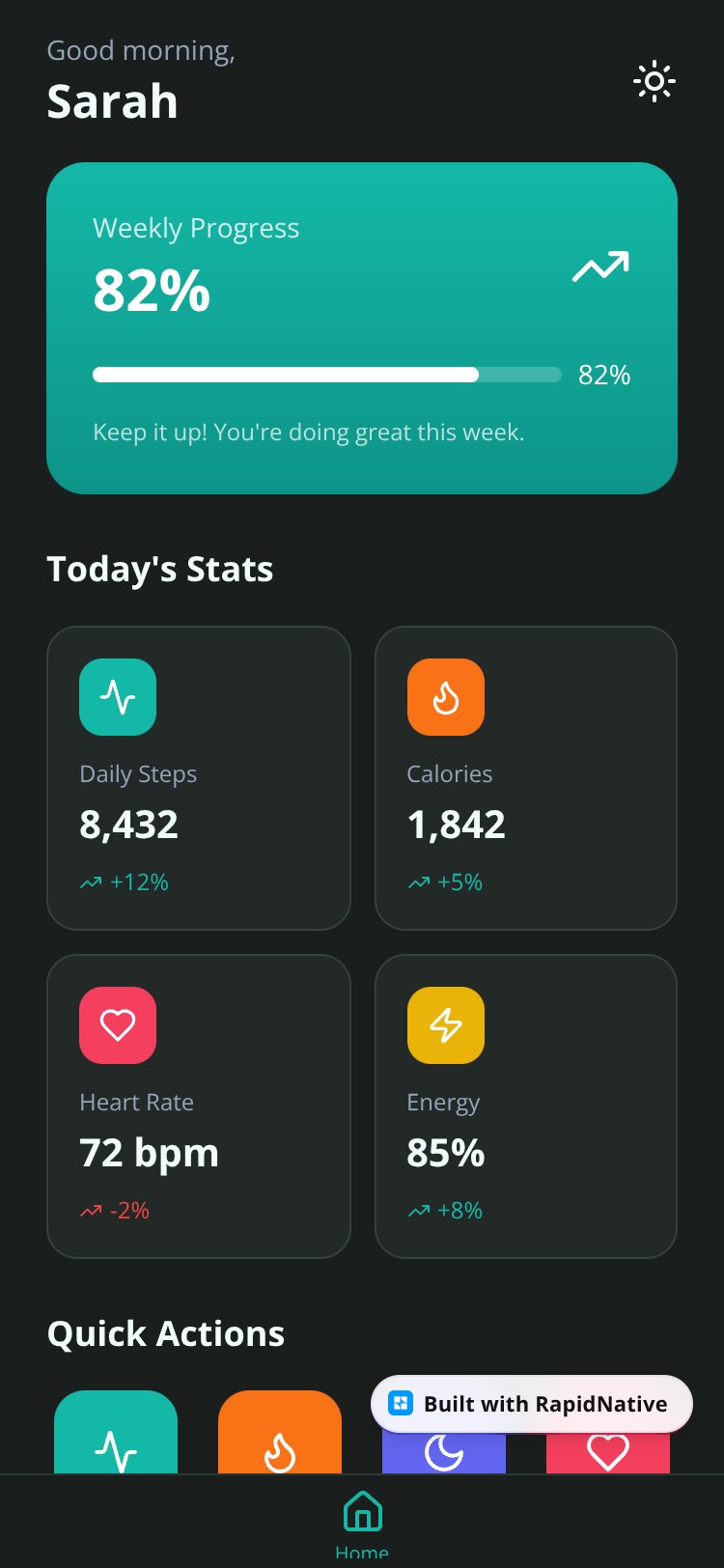 MobileApp screen 1