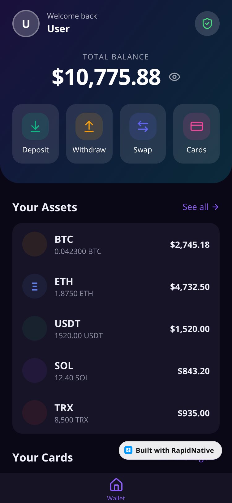 Skypay screen 1