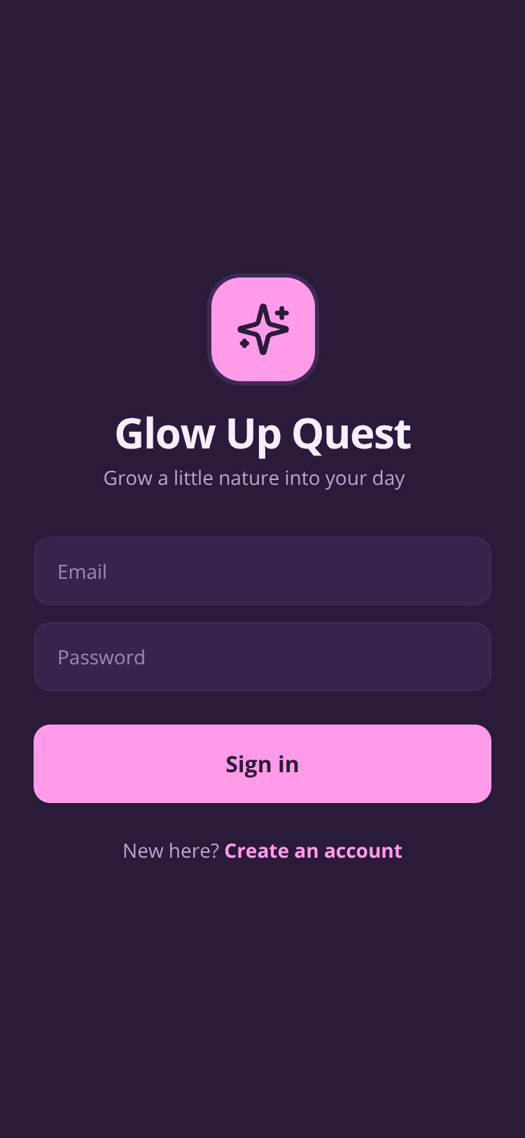 Glow Up Quest screen 1