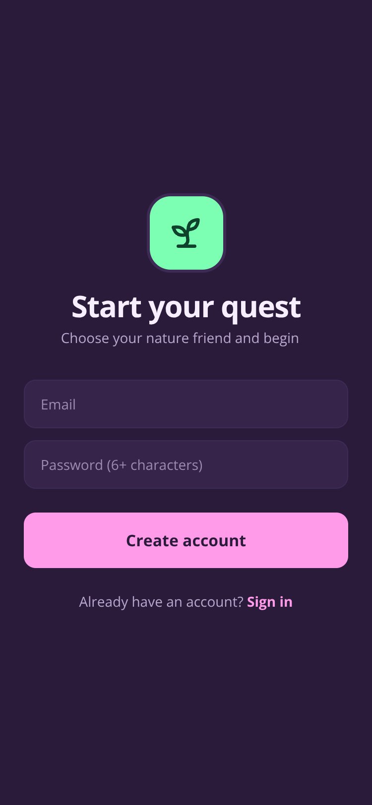Glow Up Quest screen 2