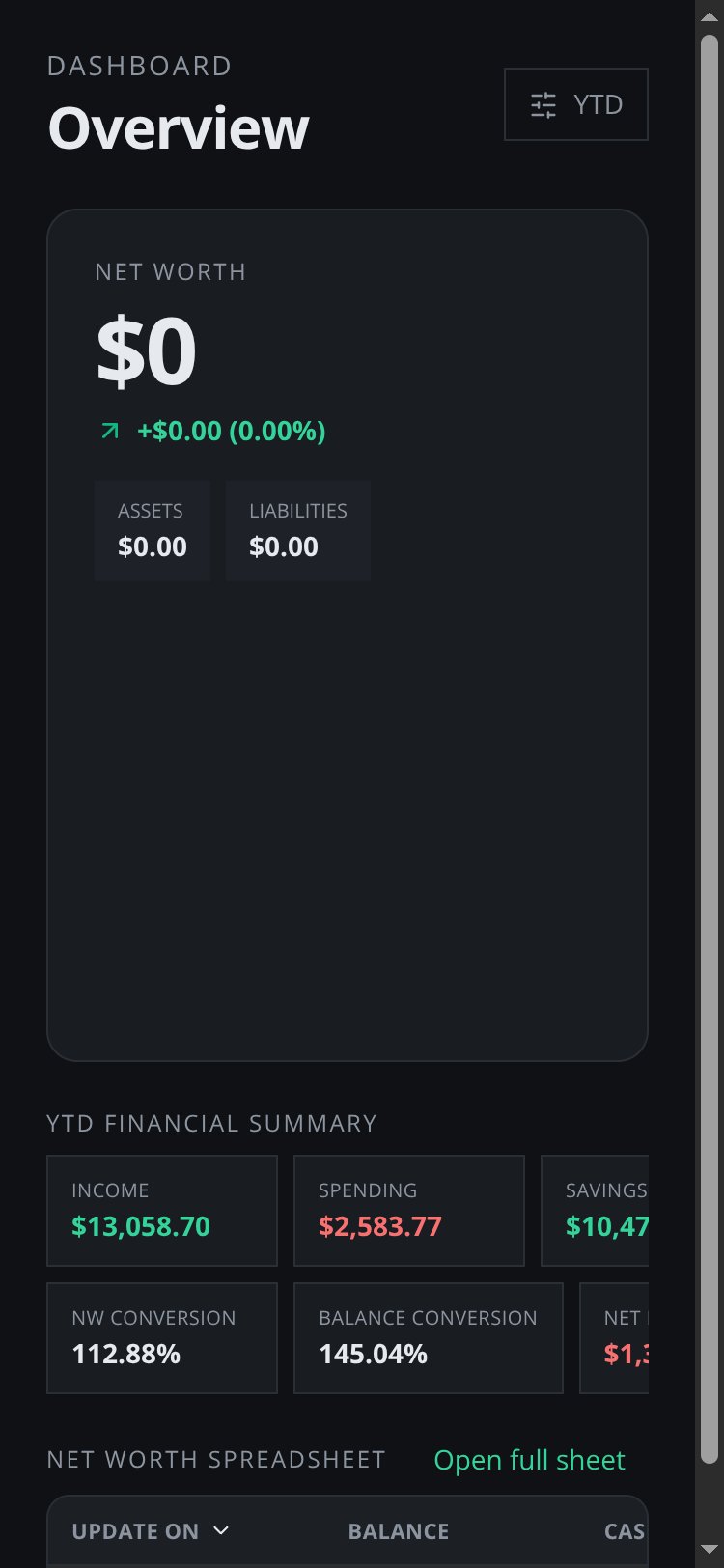 Ledger screen 1