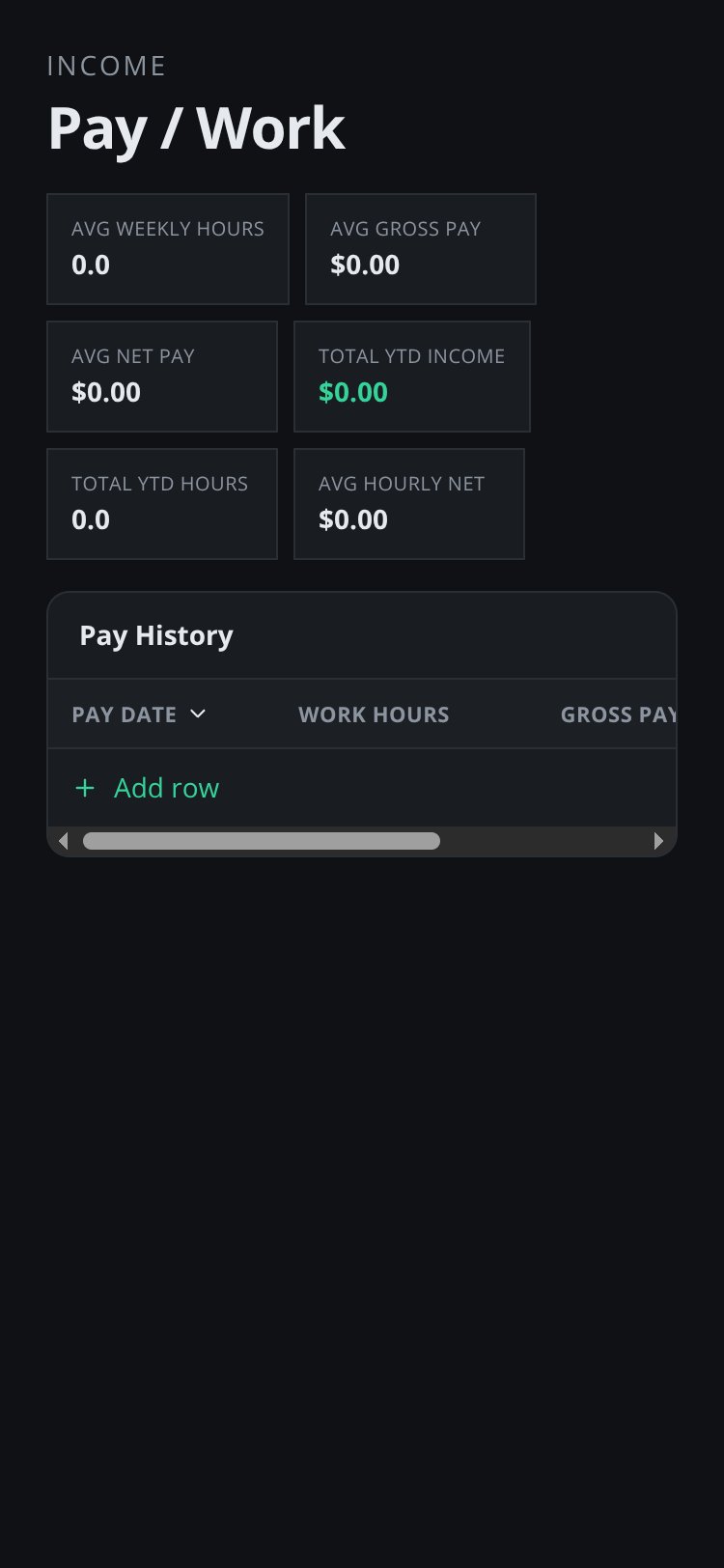 Ledger screen 3