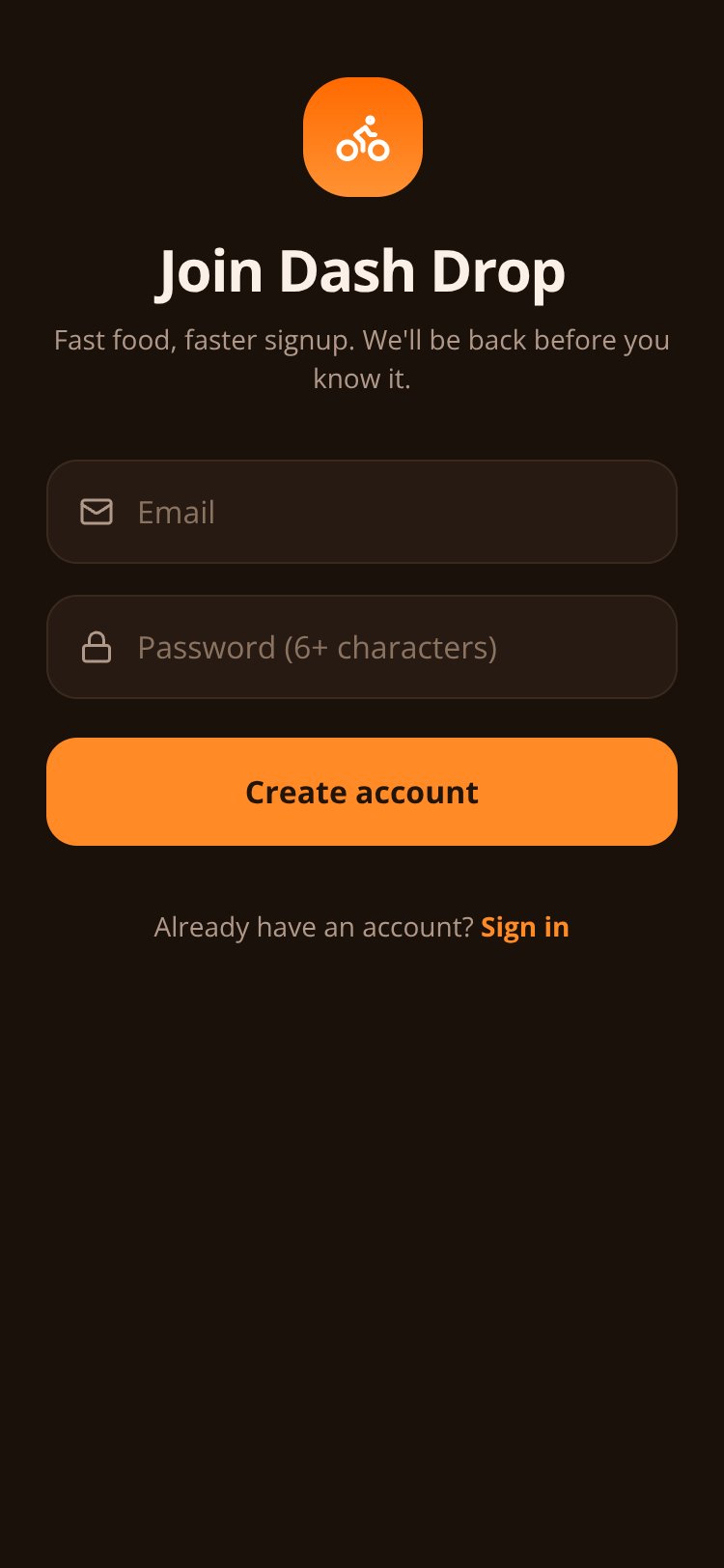 Dash Drop screen 2
