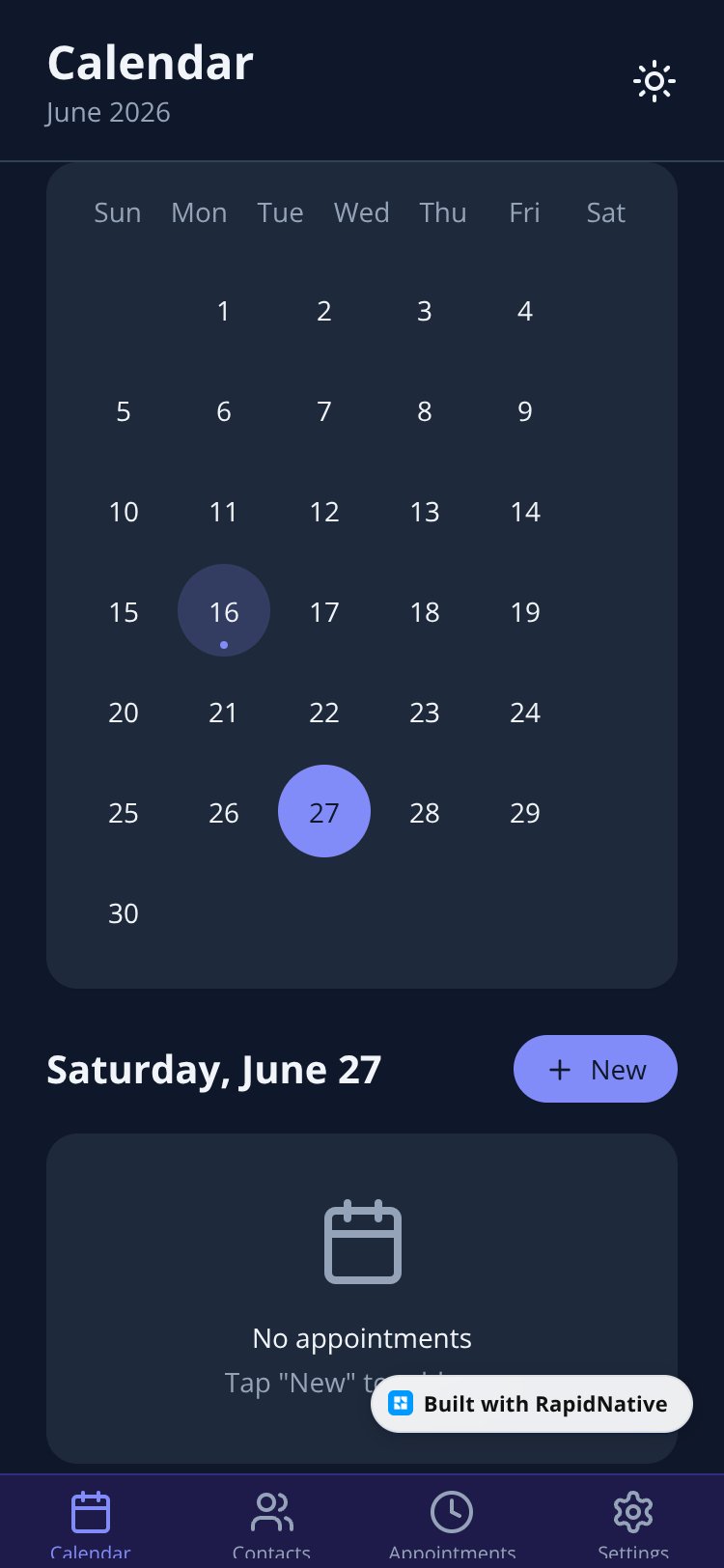 expo-nativewind screen 2