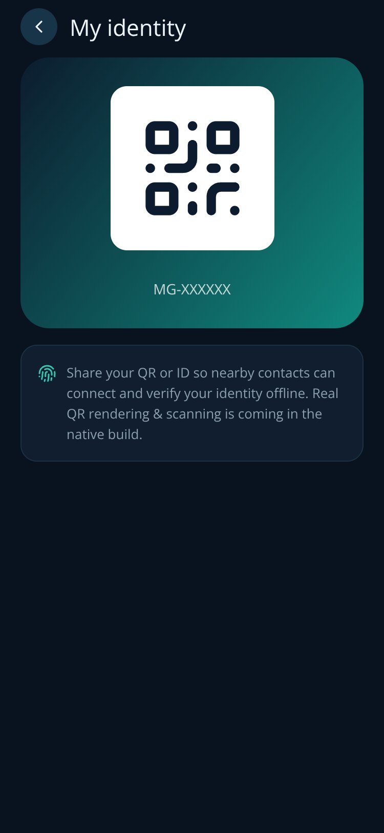 RapidNative App screen 2