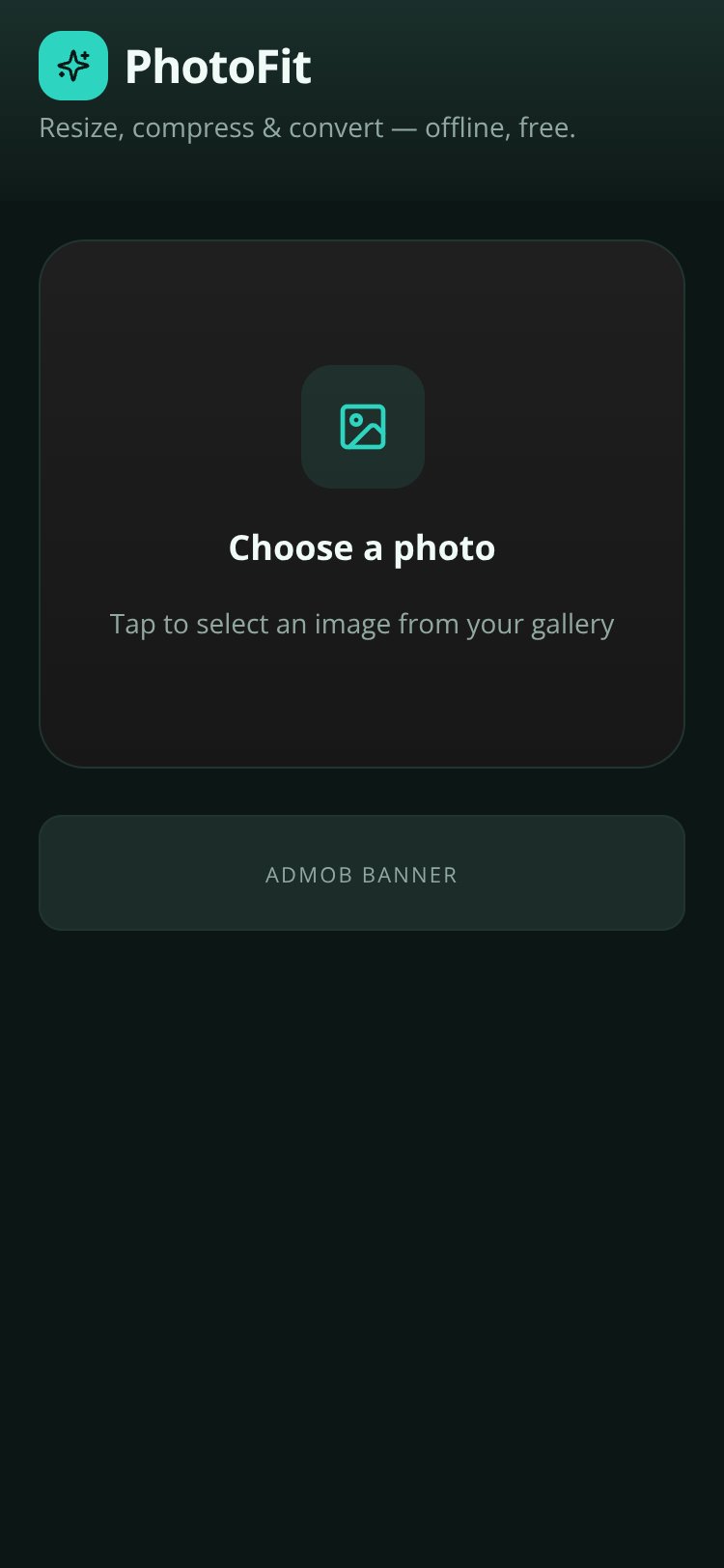 PhotoFit screen 1