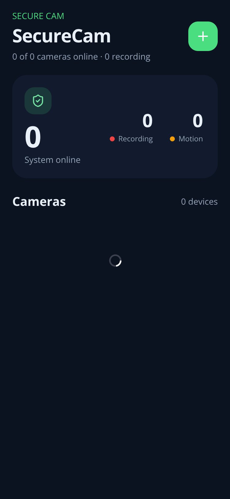 SecureCam screen 4