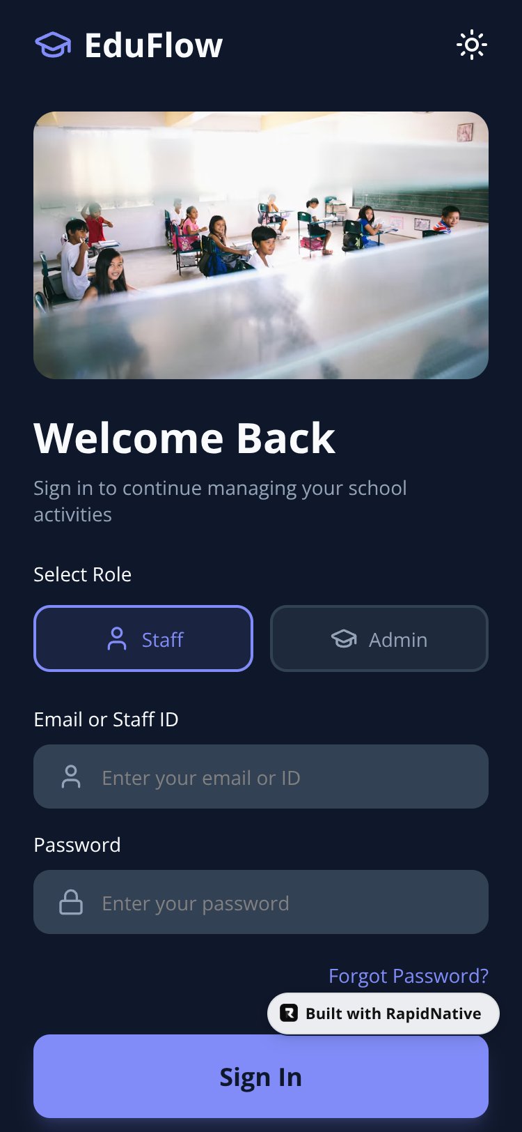 EduFlow screen 2