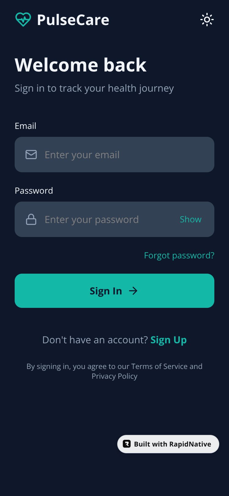 PulseCare Copy screen 2