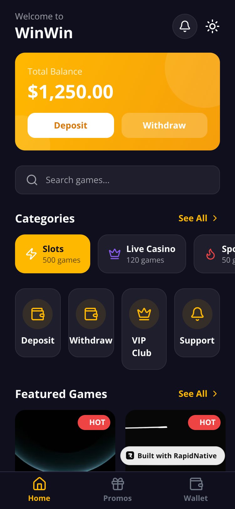FitTrack screen 2