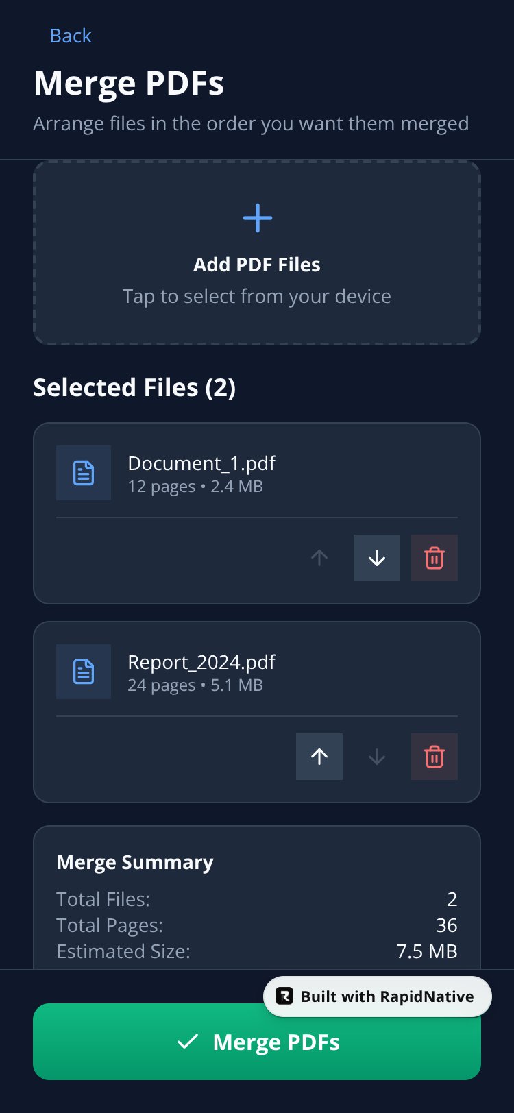PDFMaster Pro screen 4