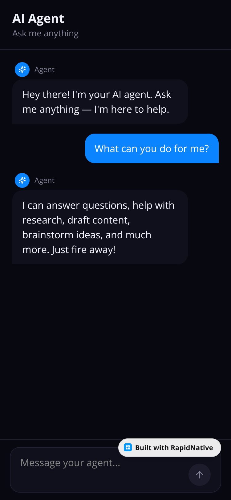 Agent screen 1