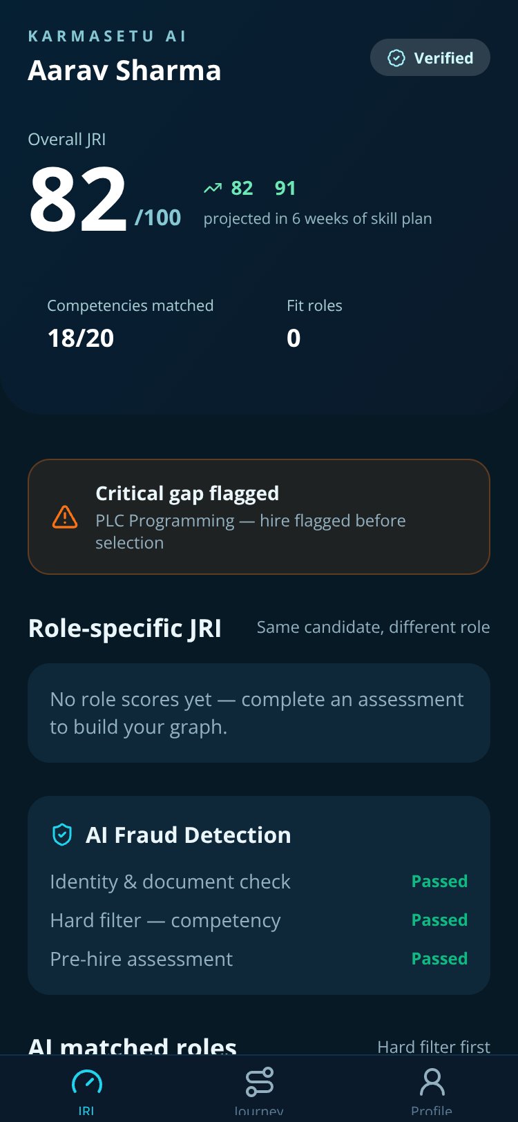 KarmaSetu AI screen 2