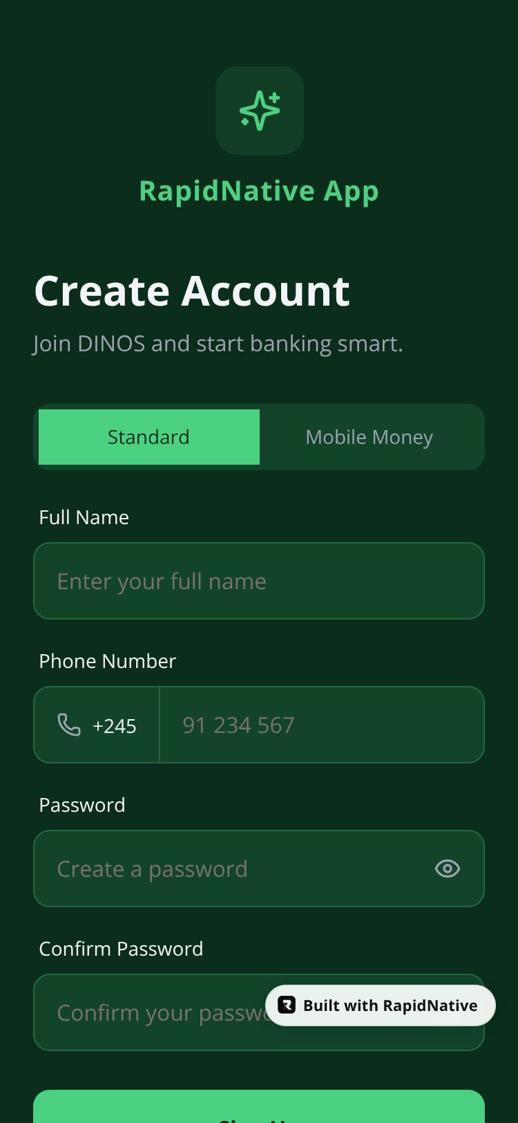 DINOS screen 1