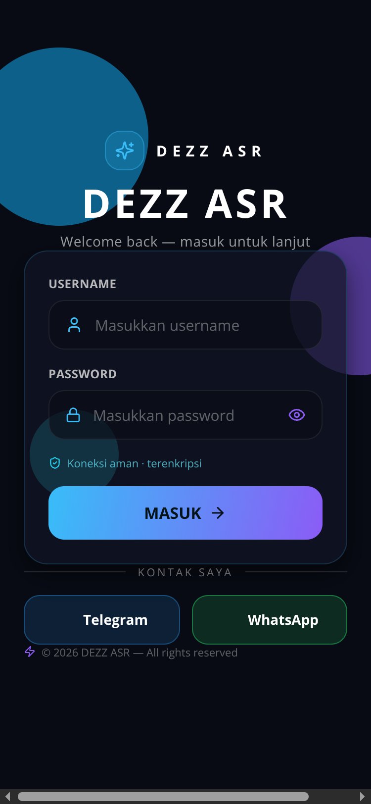 DEZZ ASR screen 2