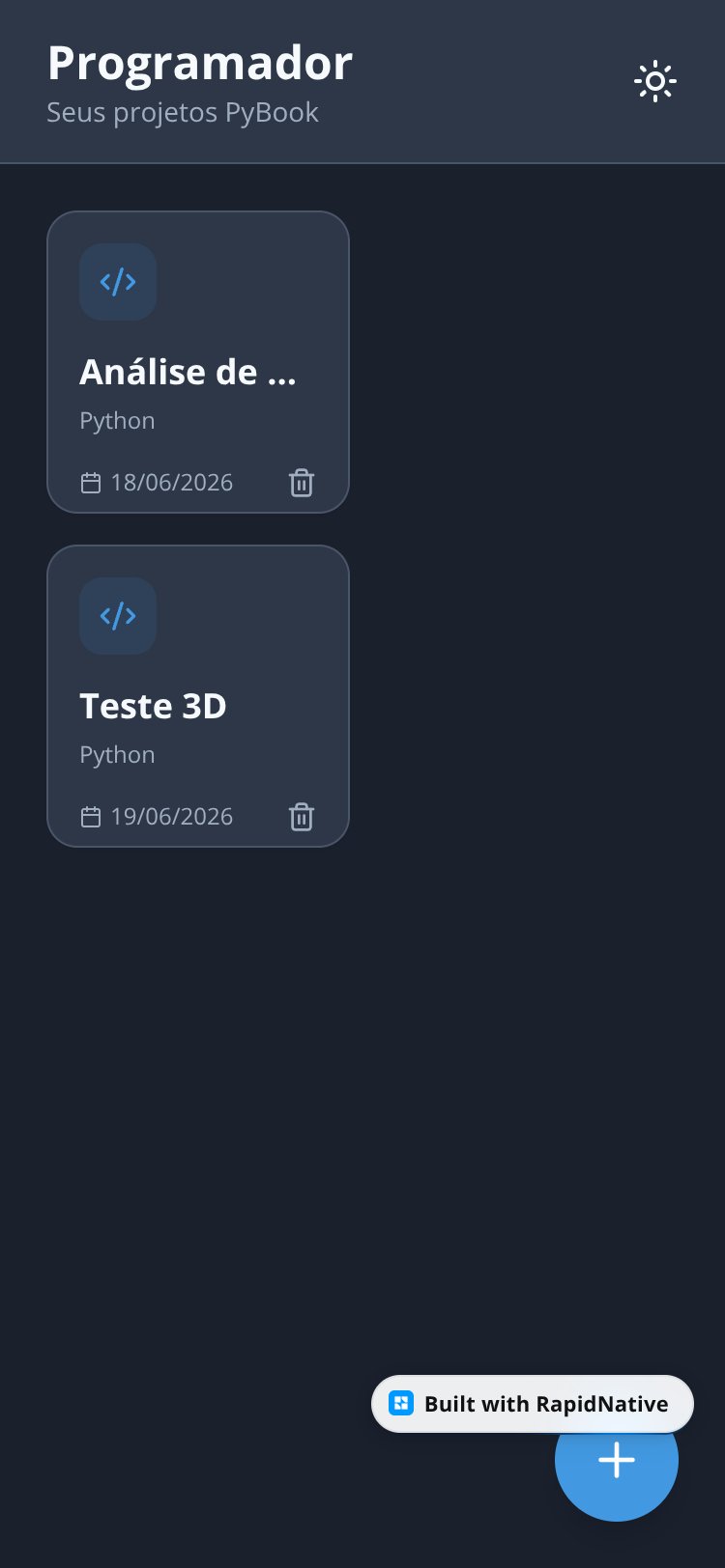 PyNotebook screen 1