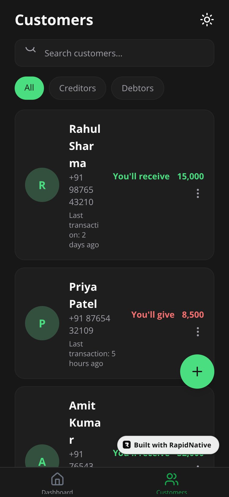 KhataJi Pro screen 3