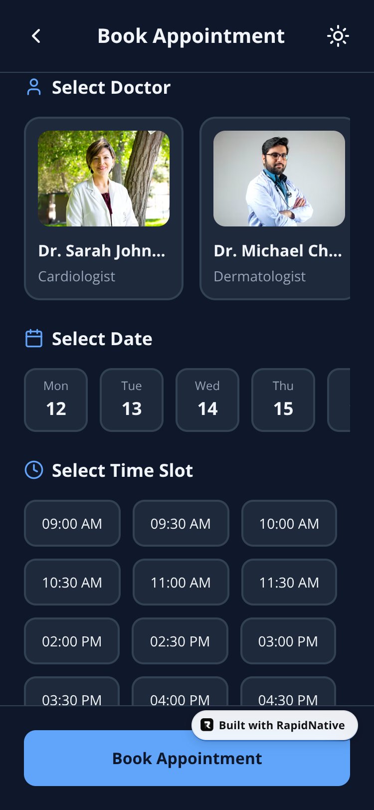 CareFlow screen 4